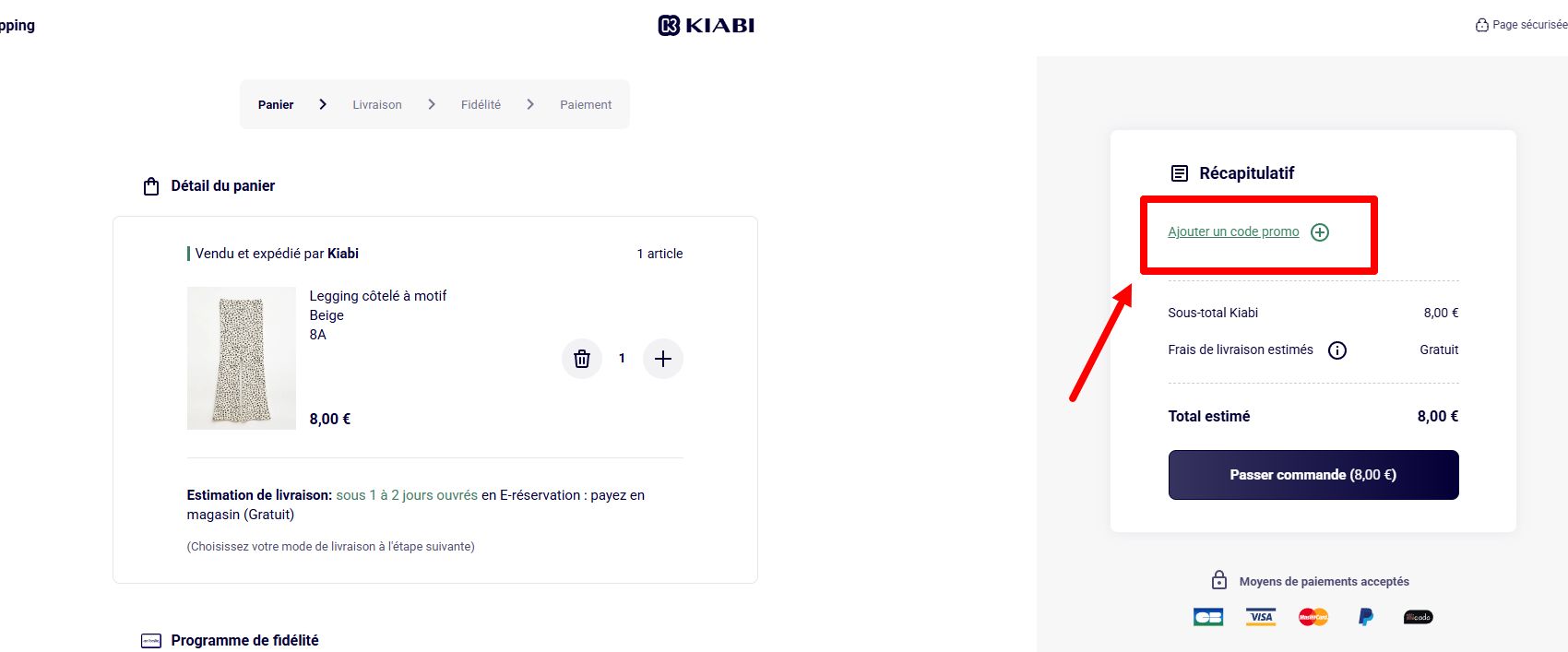 code promo KIABI