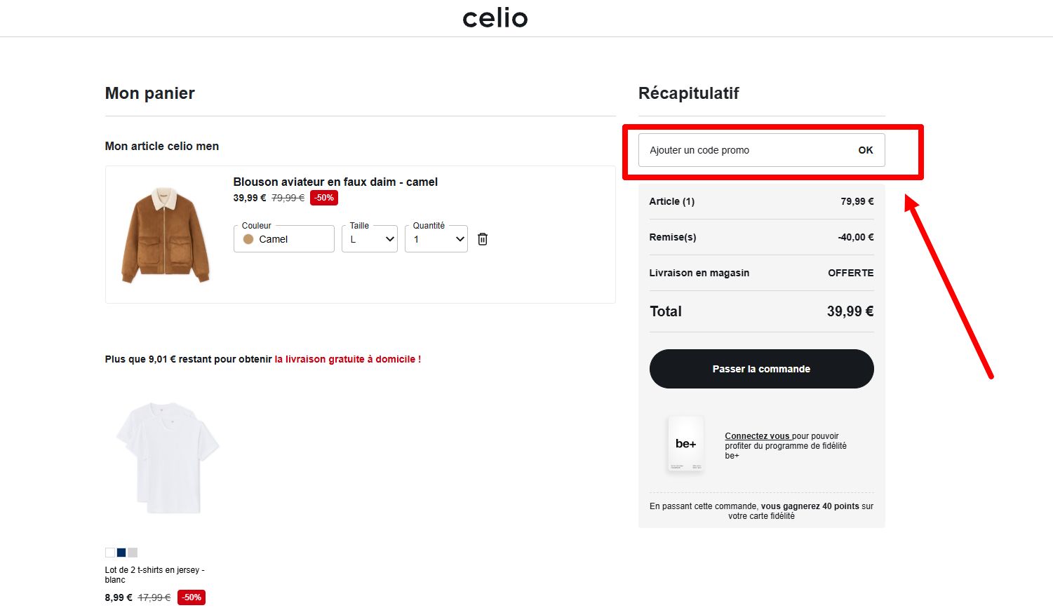 code promo Celio