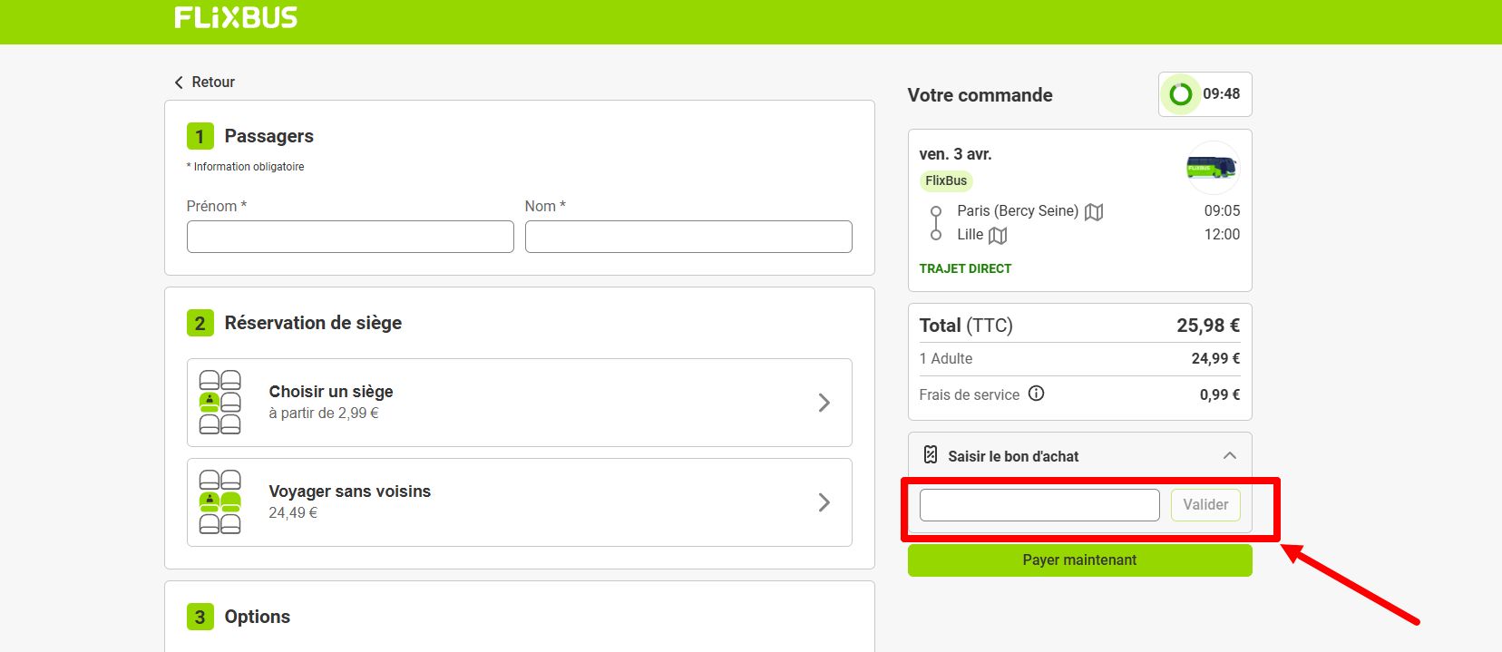 code promo FlixBus