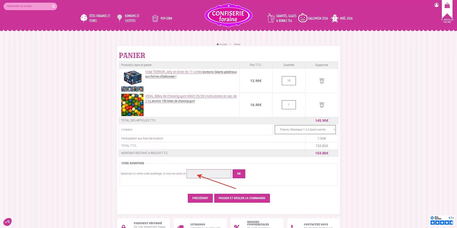 Confiserie foraine