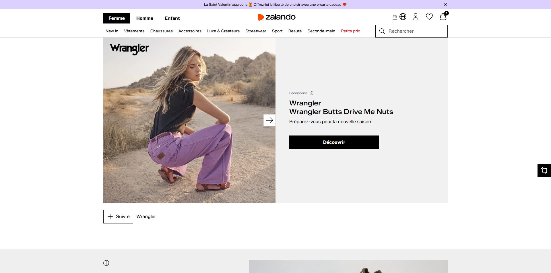 code promo Zalando