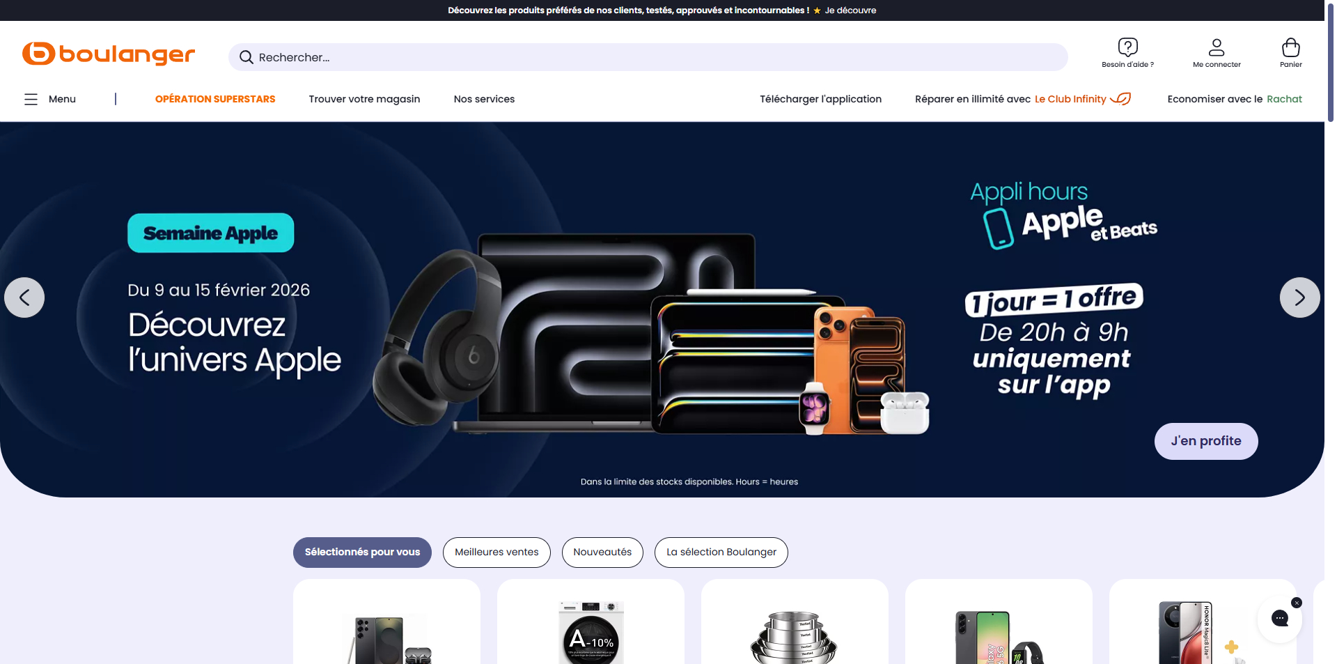 code promo Boulanger