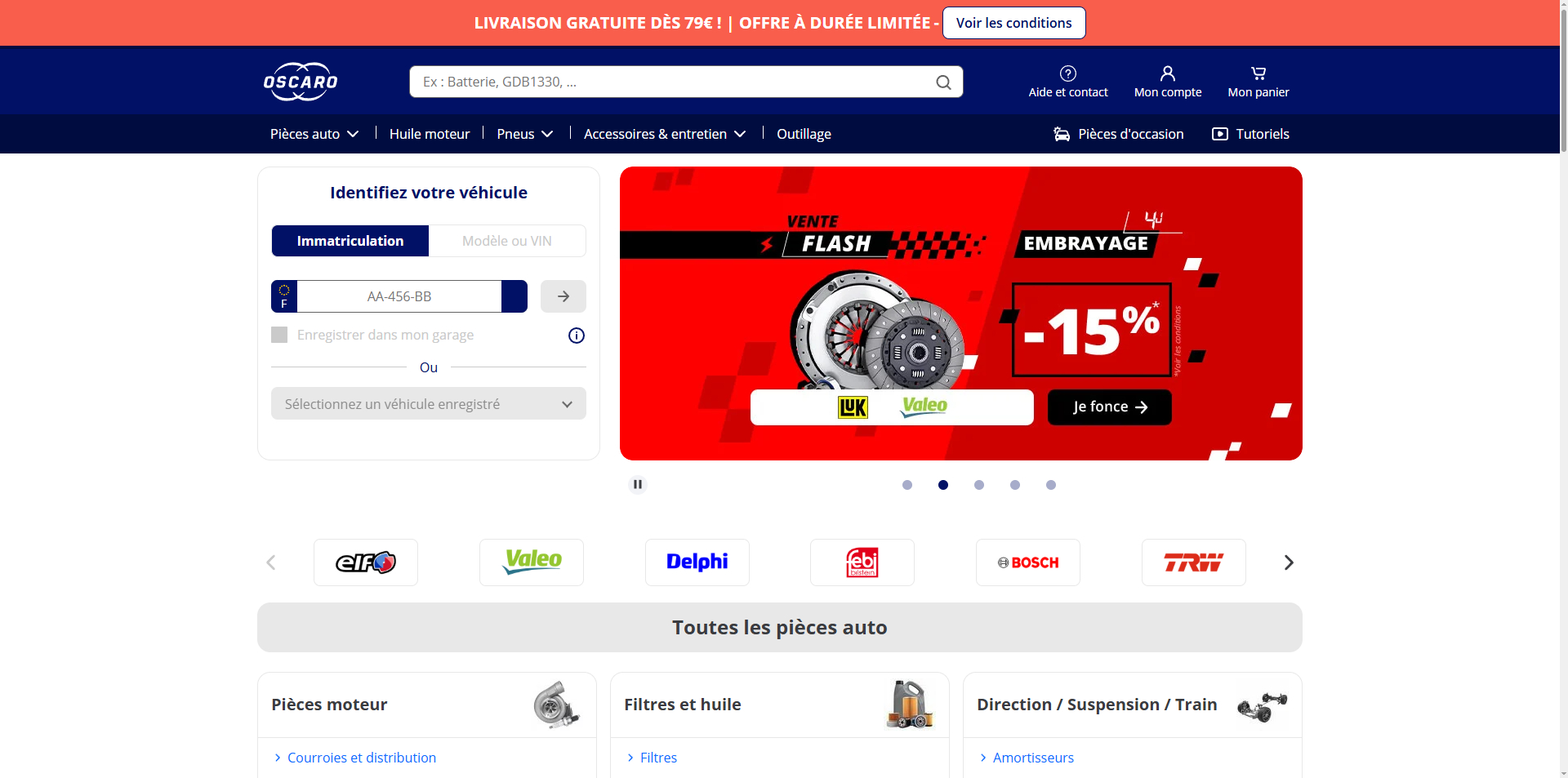 code promo Oscaro