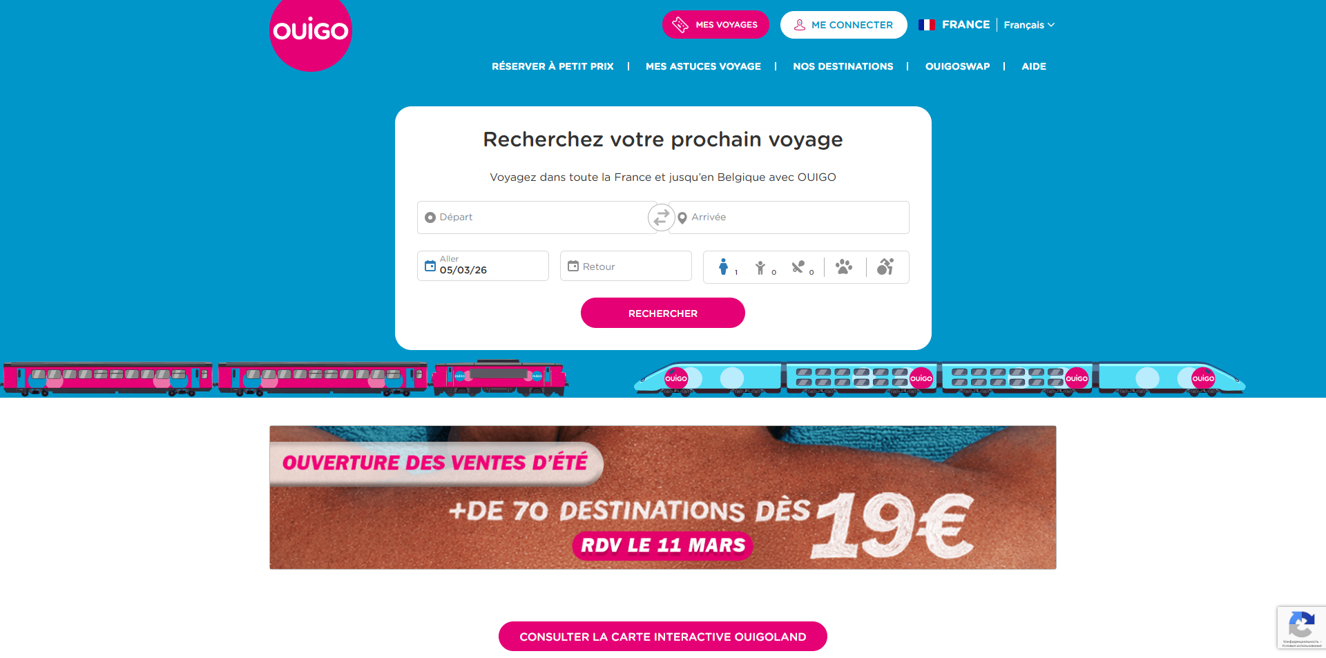 code promo Ouigo