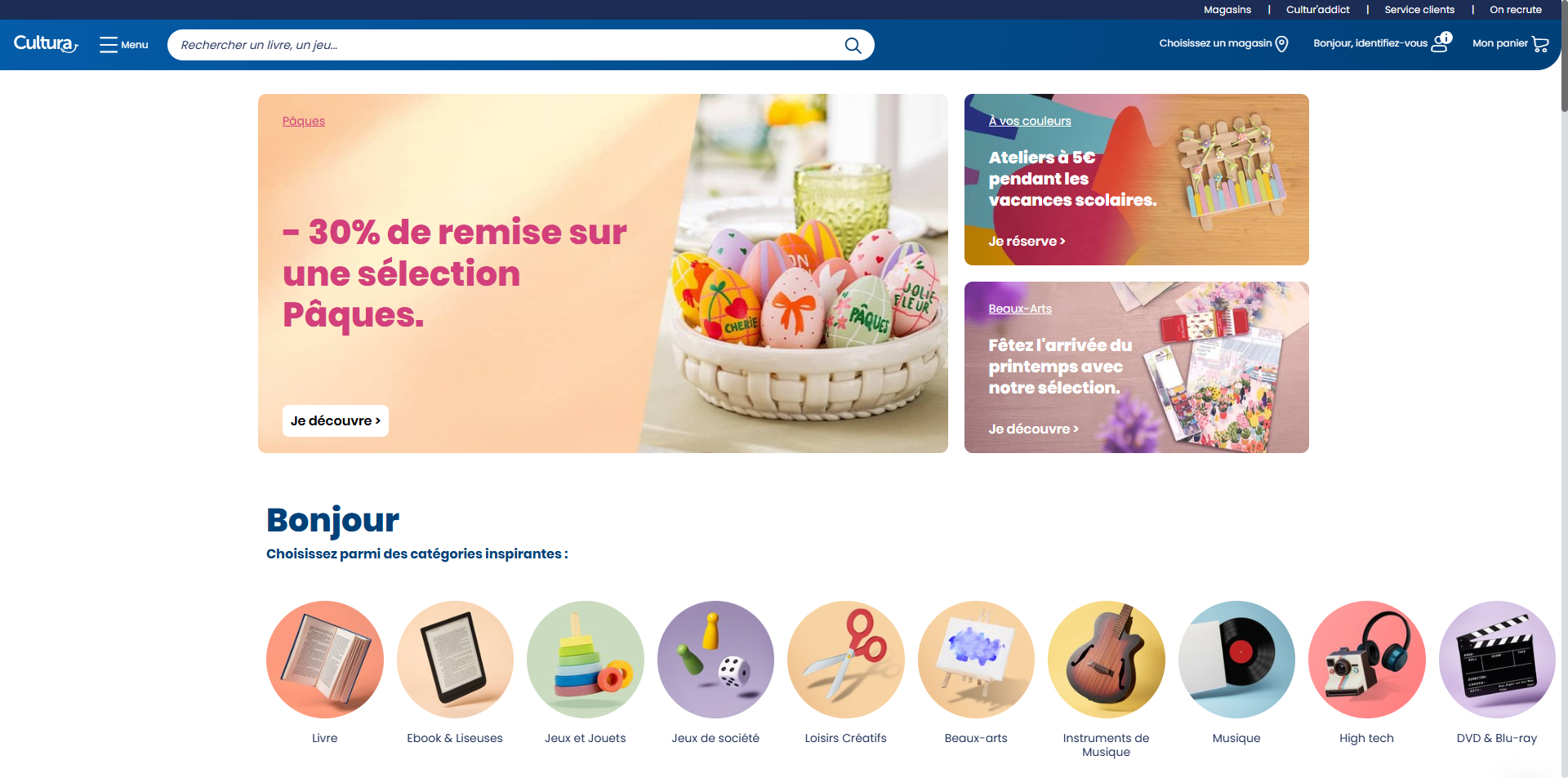 code promo Cultura