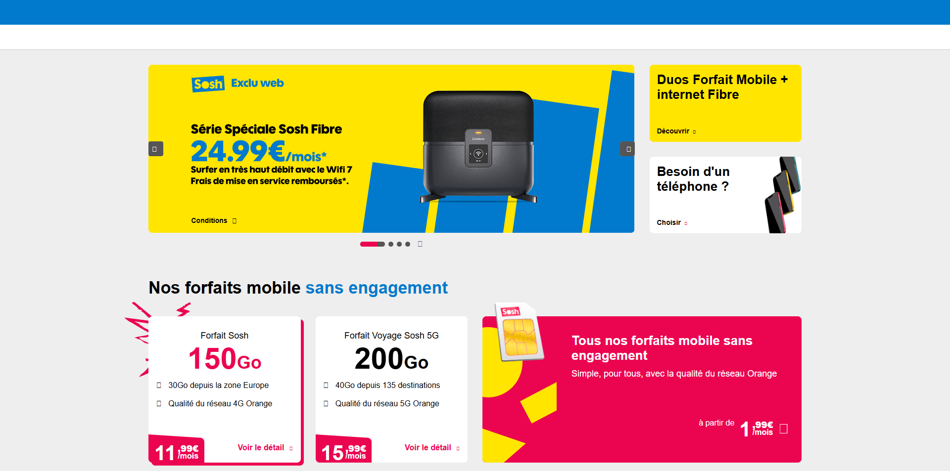 code promo Sosh