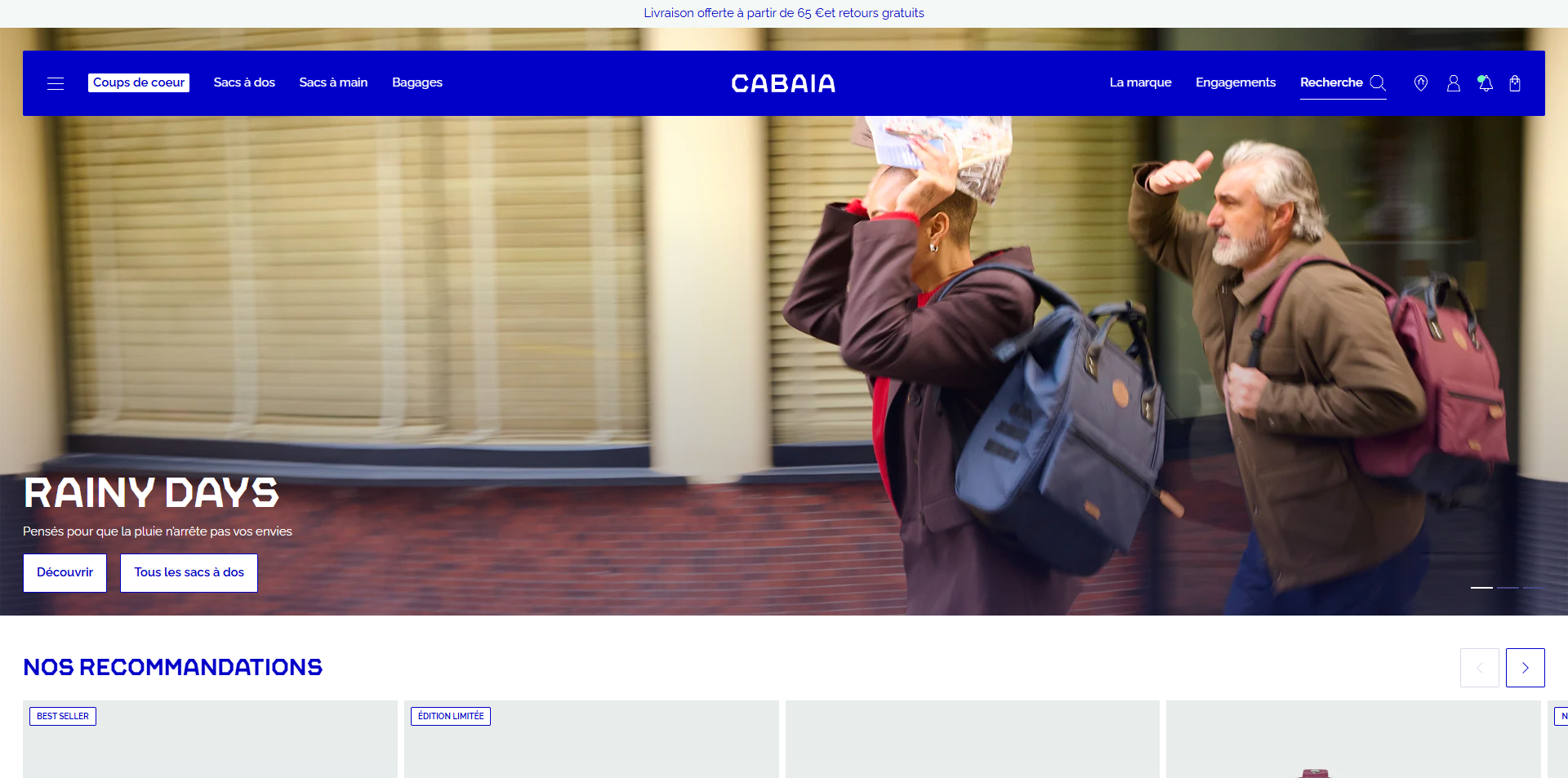 code promo CABAIA