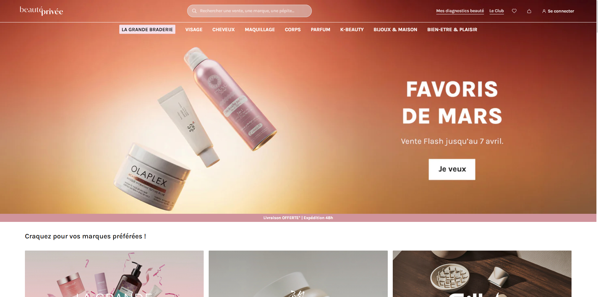 code promo Beauté Privée