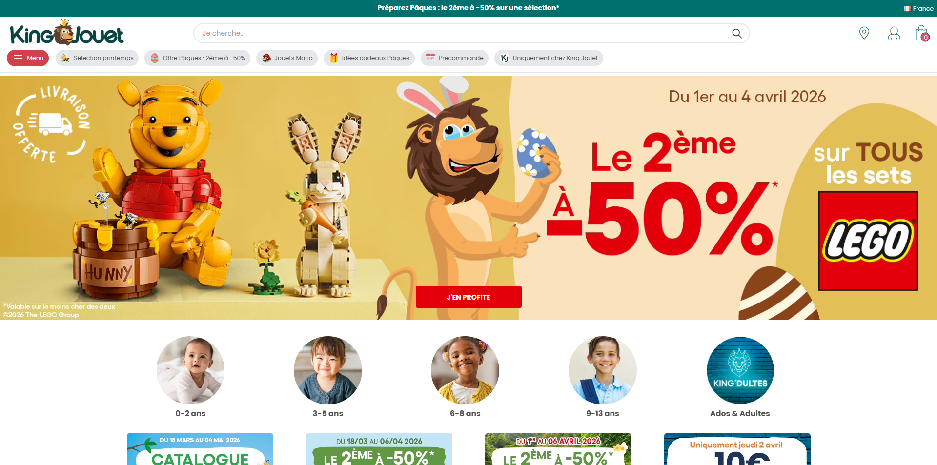 code promo King Jouet
