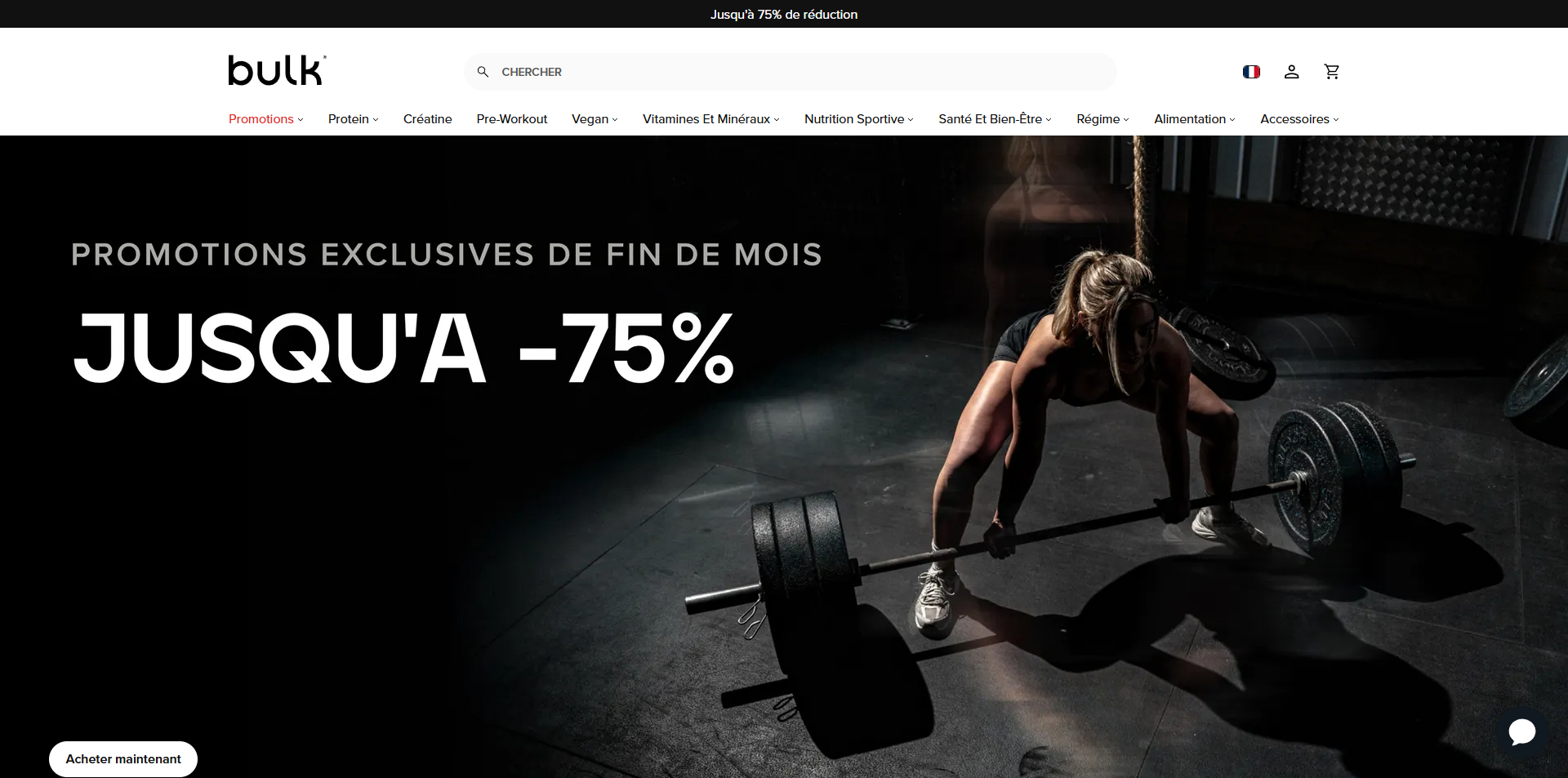 code promo Bulk