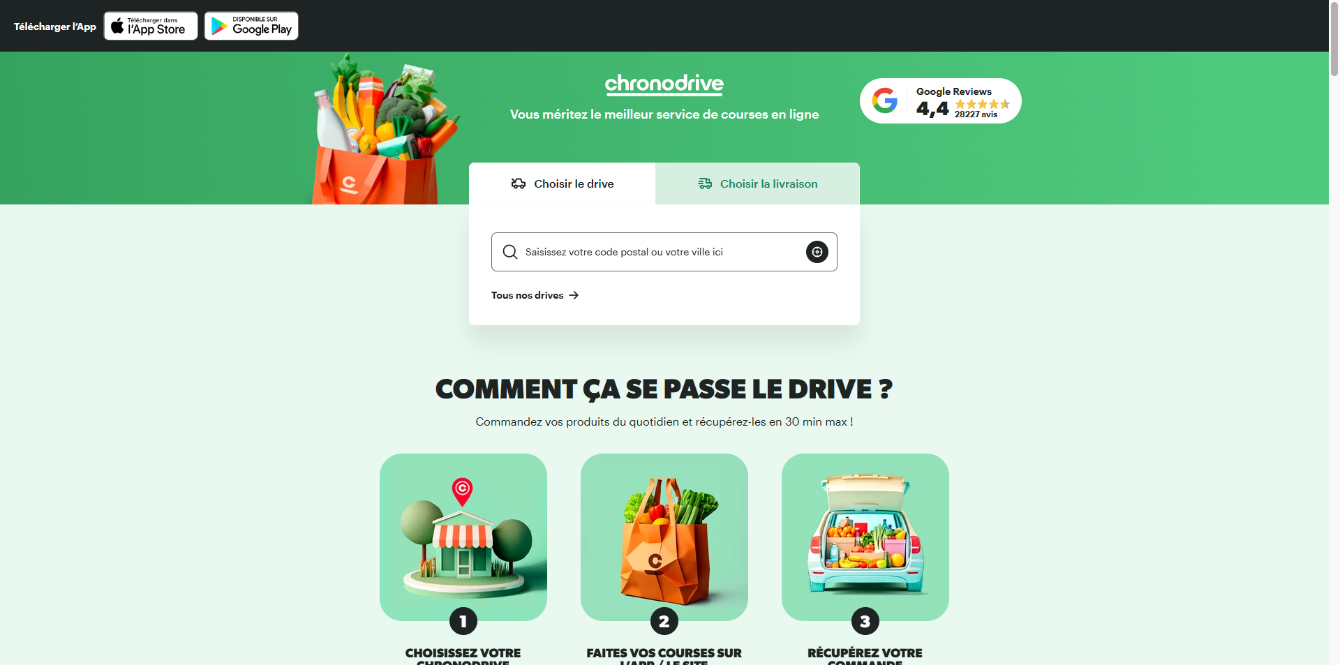 code promo Chronodrive