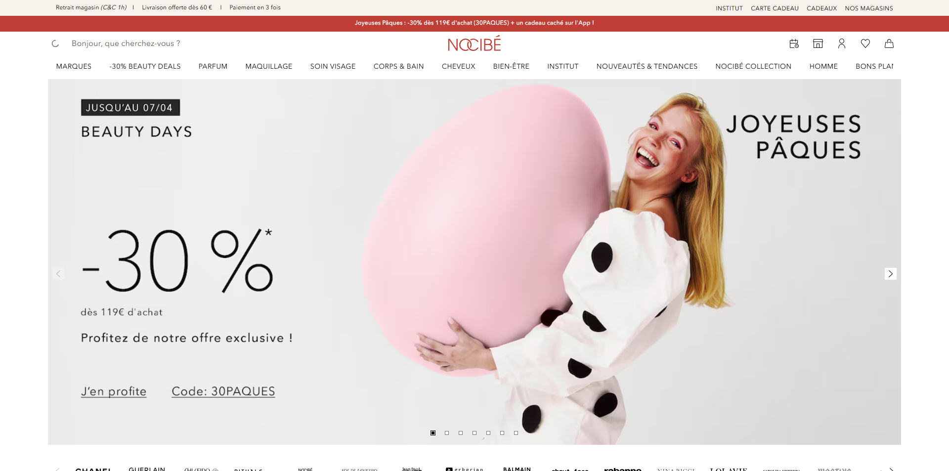 code promo Nocibé