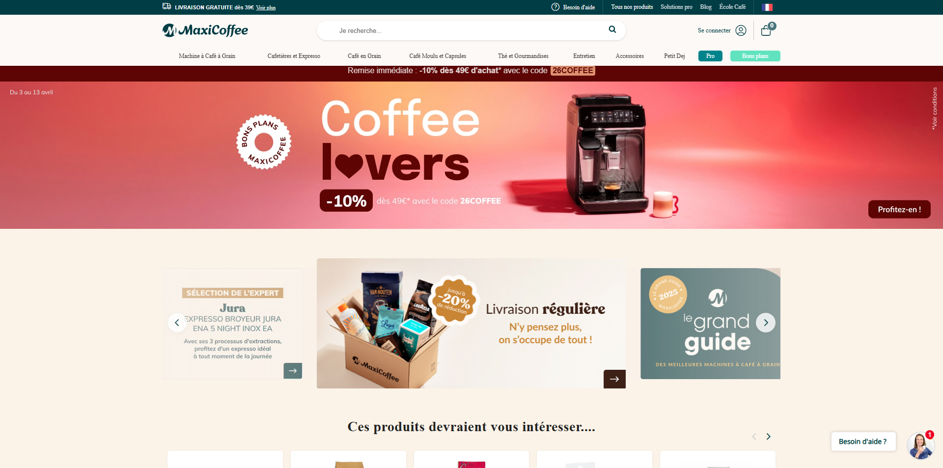 code promo MaxiCoffee