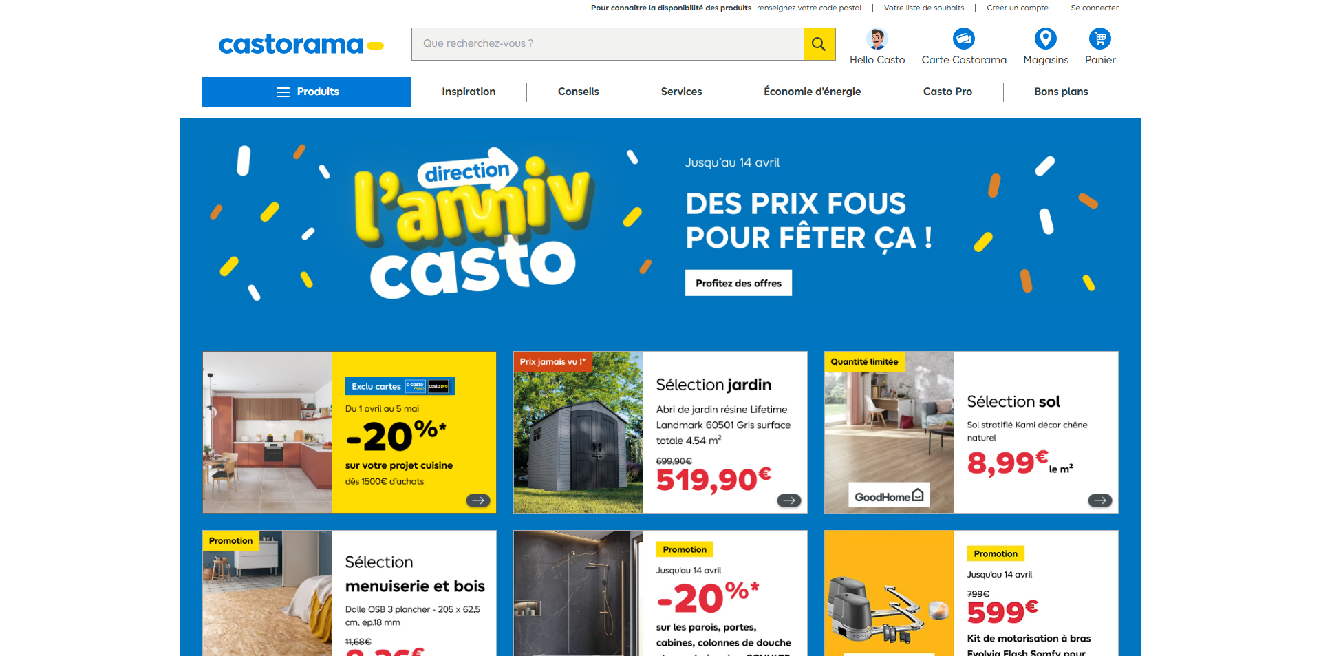 code promo Castorama