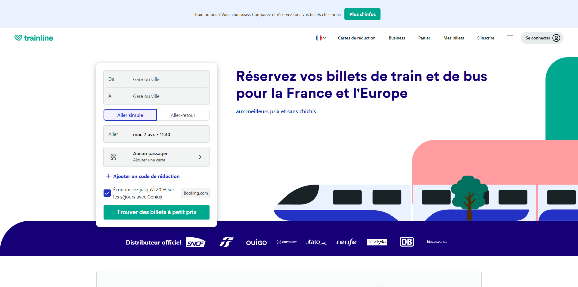 code promo Trainline