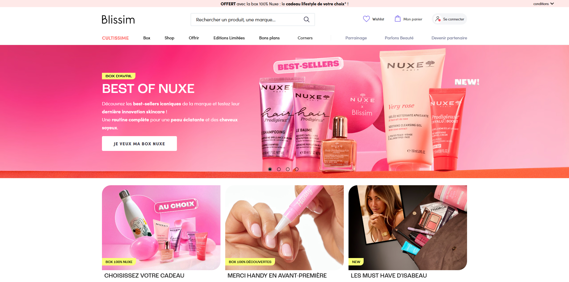 code promo Blissim