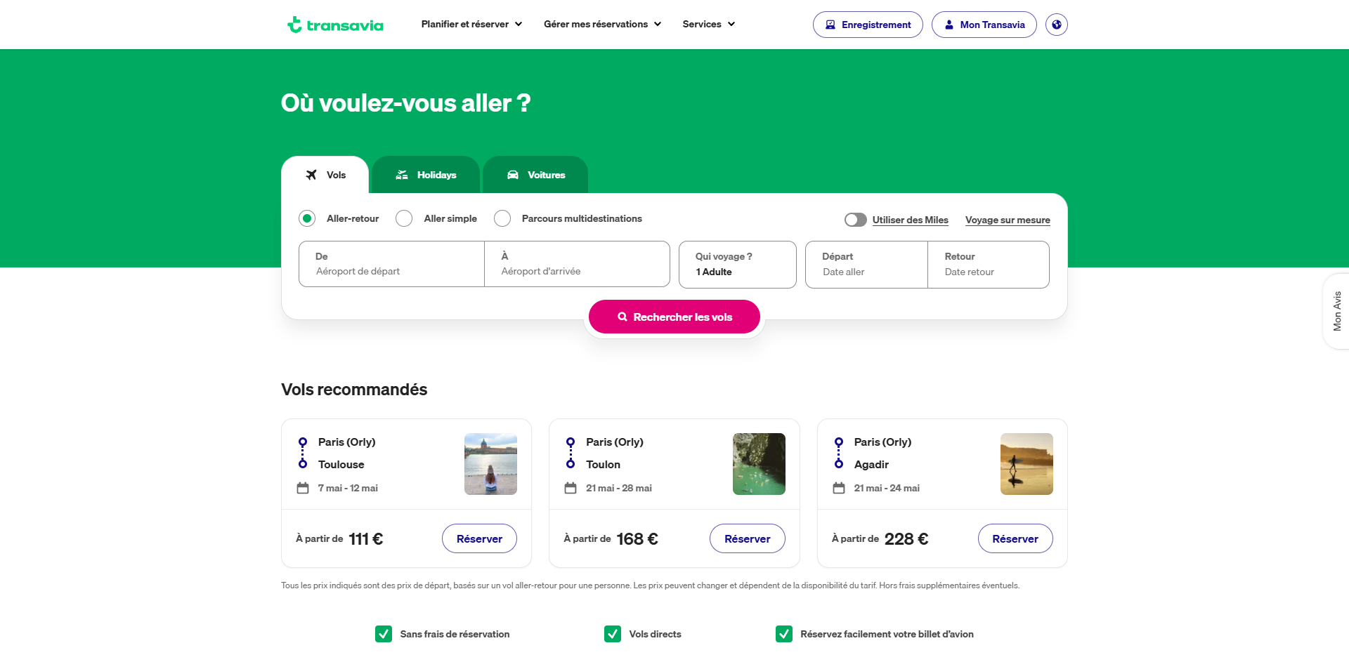 code promo Transavia