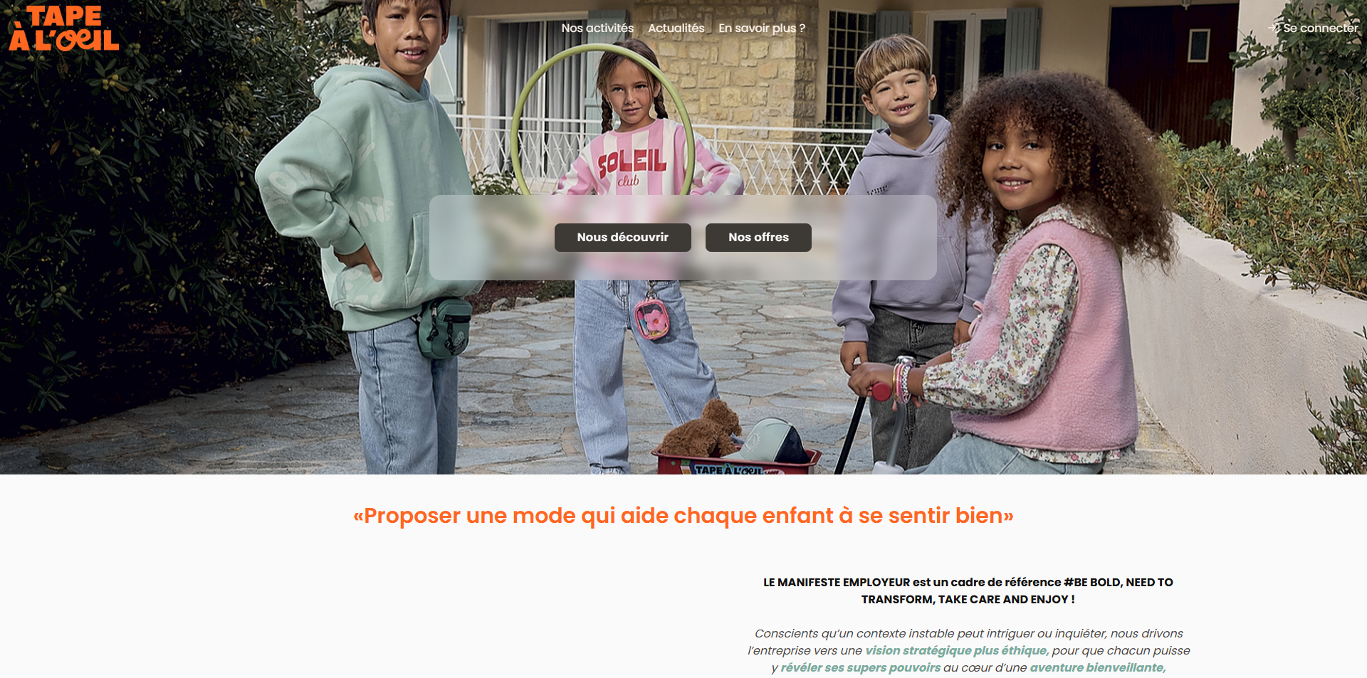 Tape à l'oeil