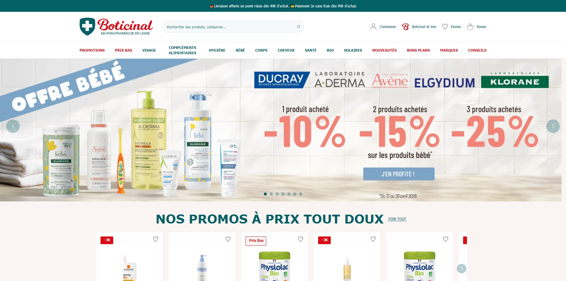code promo Boticinal