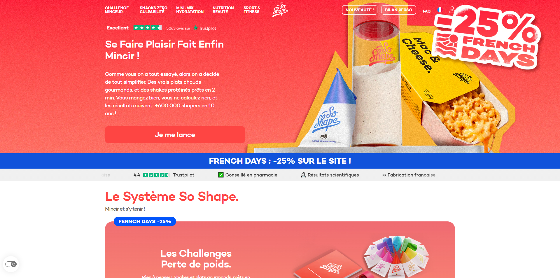code promo So Shape