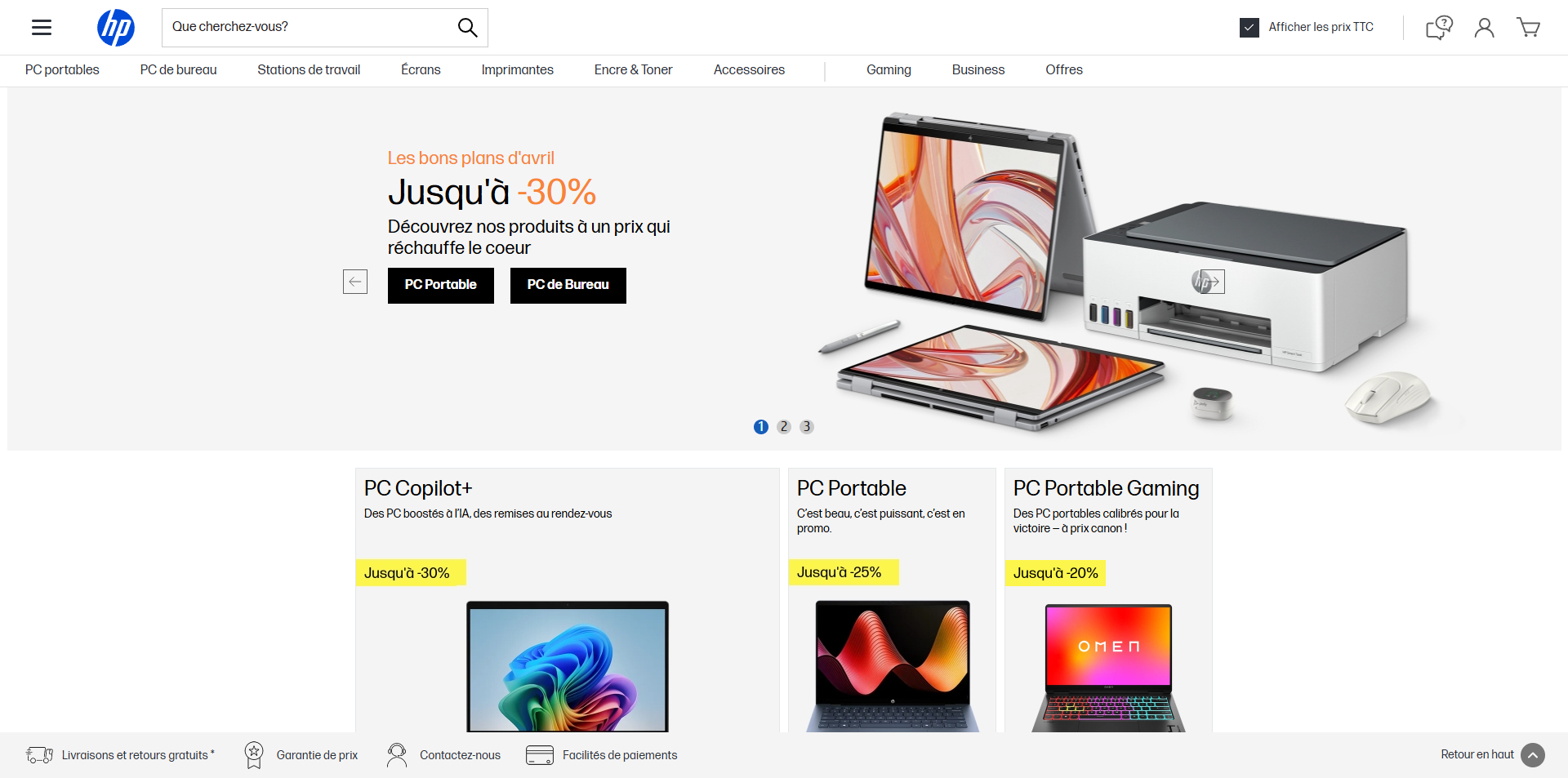 code promo HP