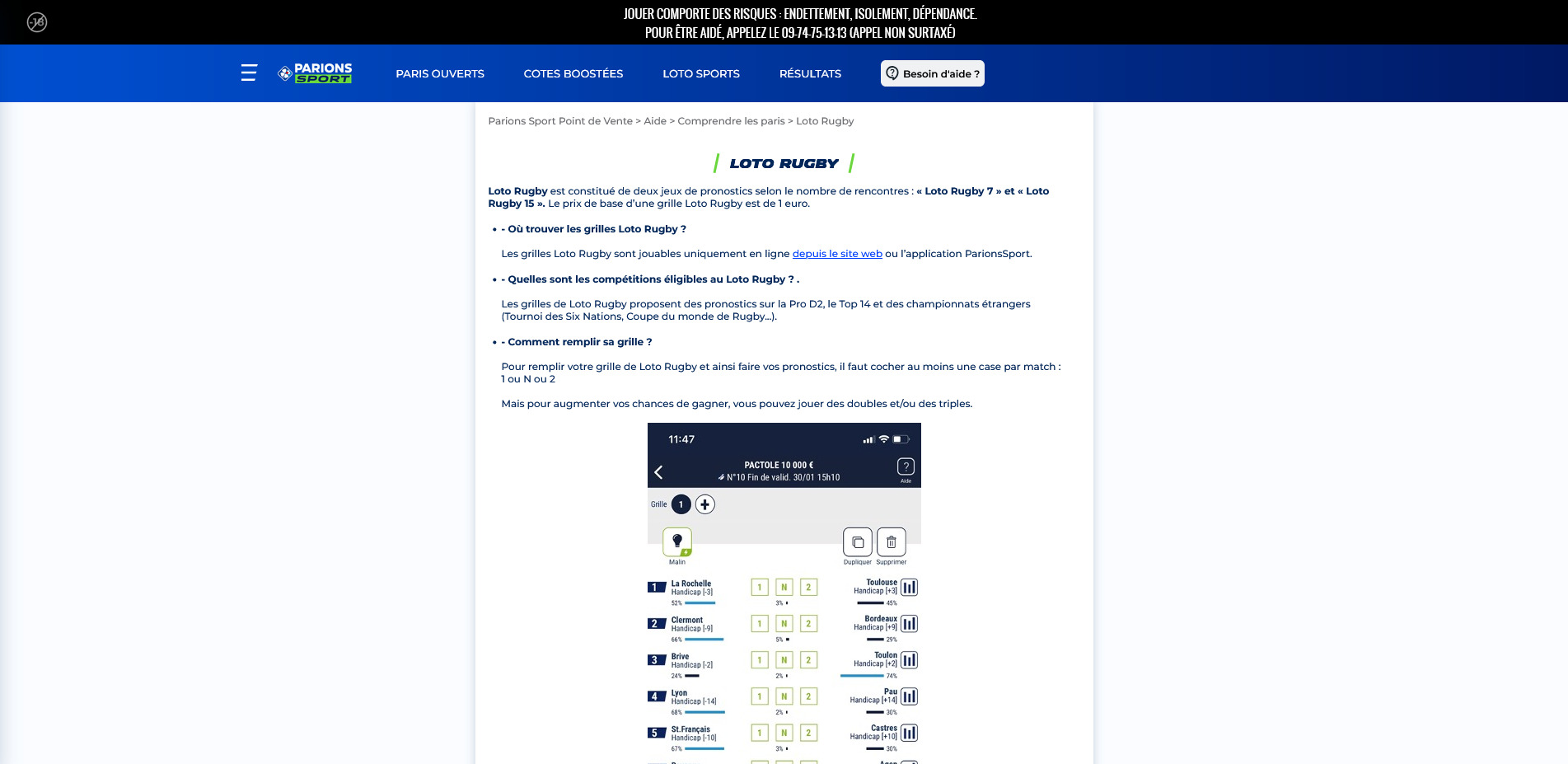 Parions Sport