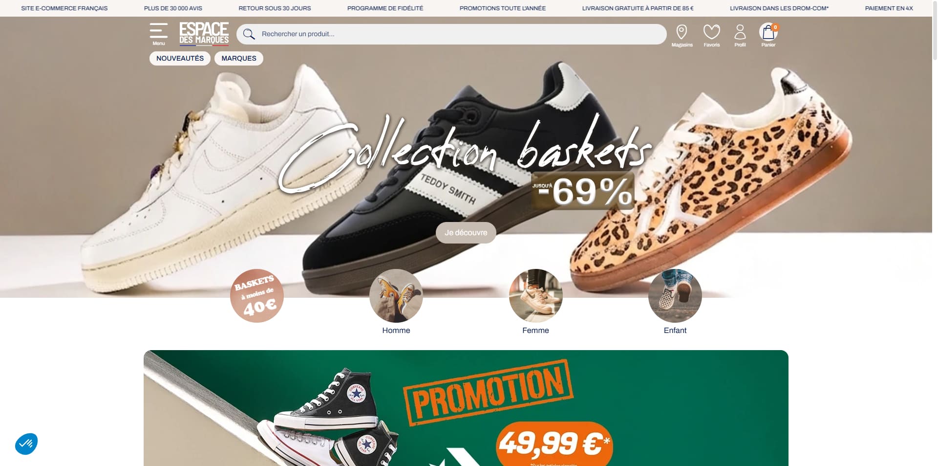 code promo Espace des Marques