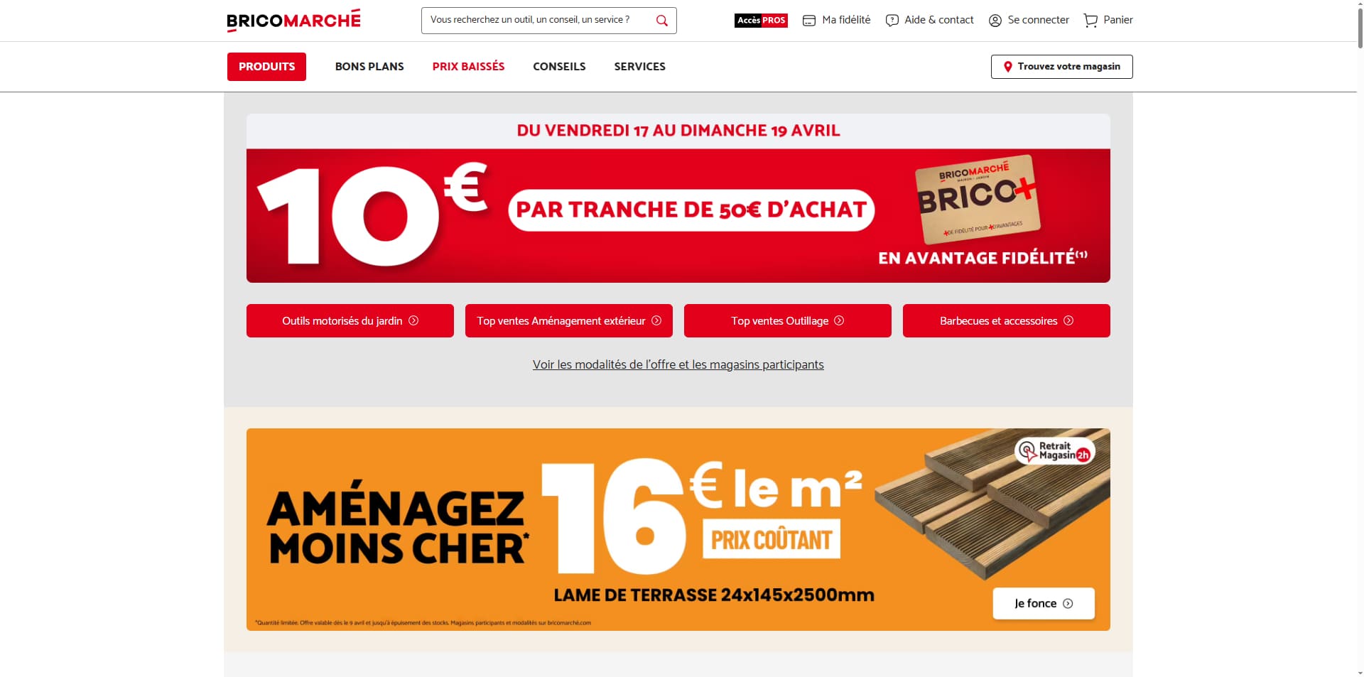 code promo Bricomarché