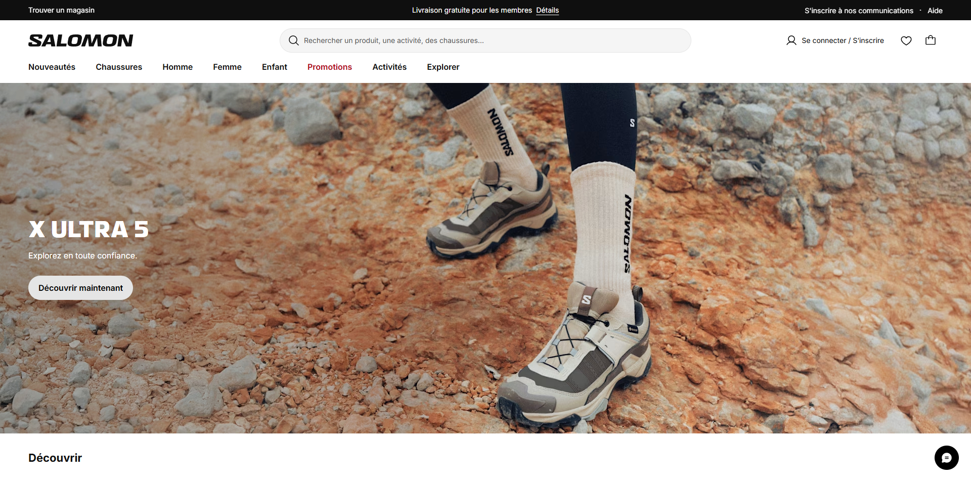 code promo Salomon