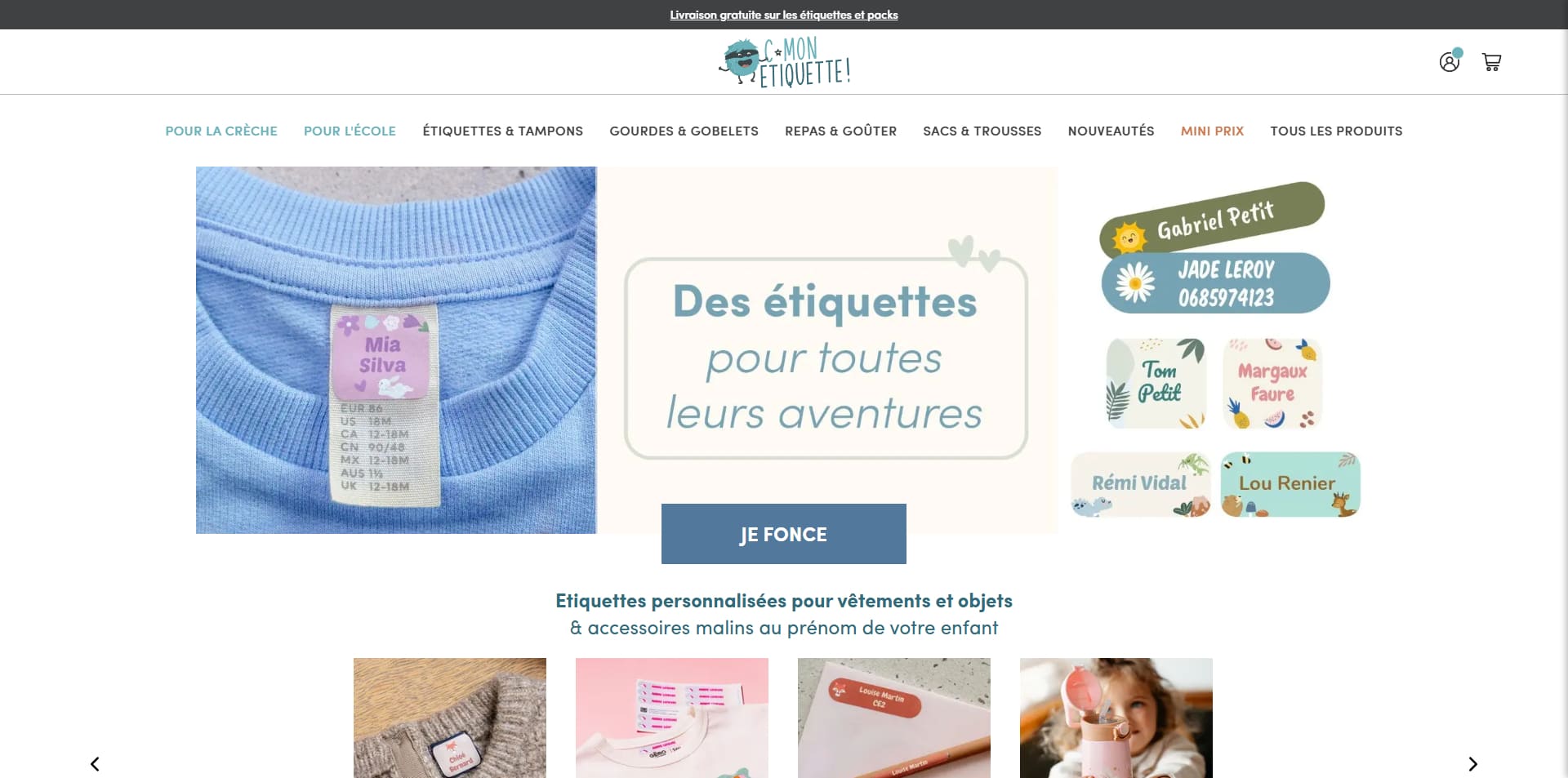 code promo C mon étiquette