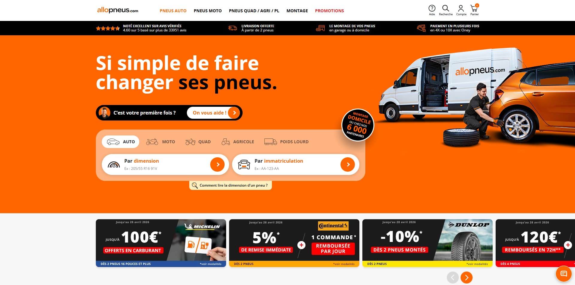 code promo Allopneus