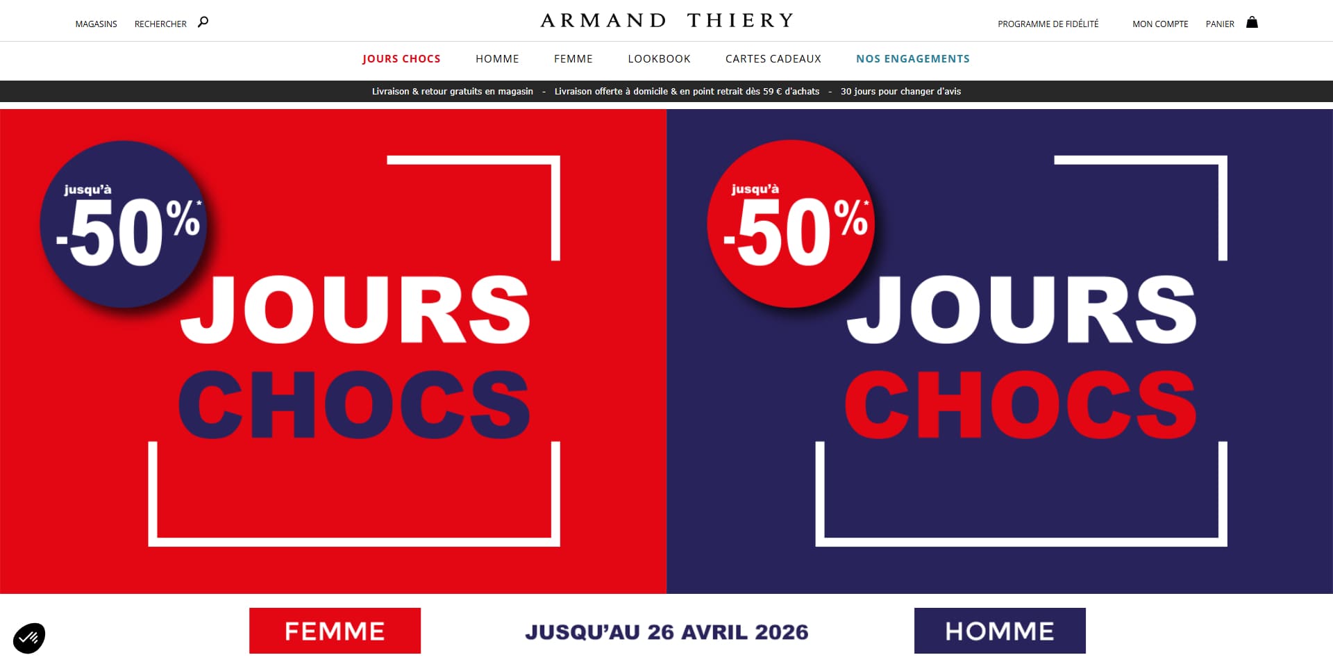 code promo Armand Thiery