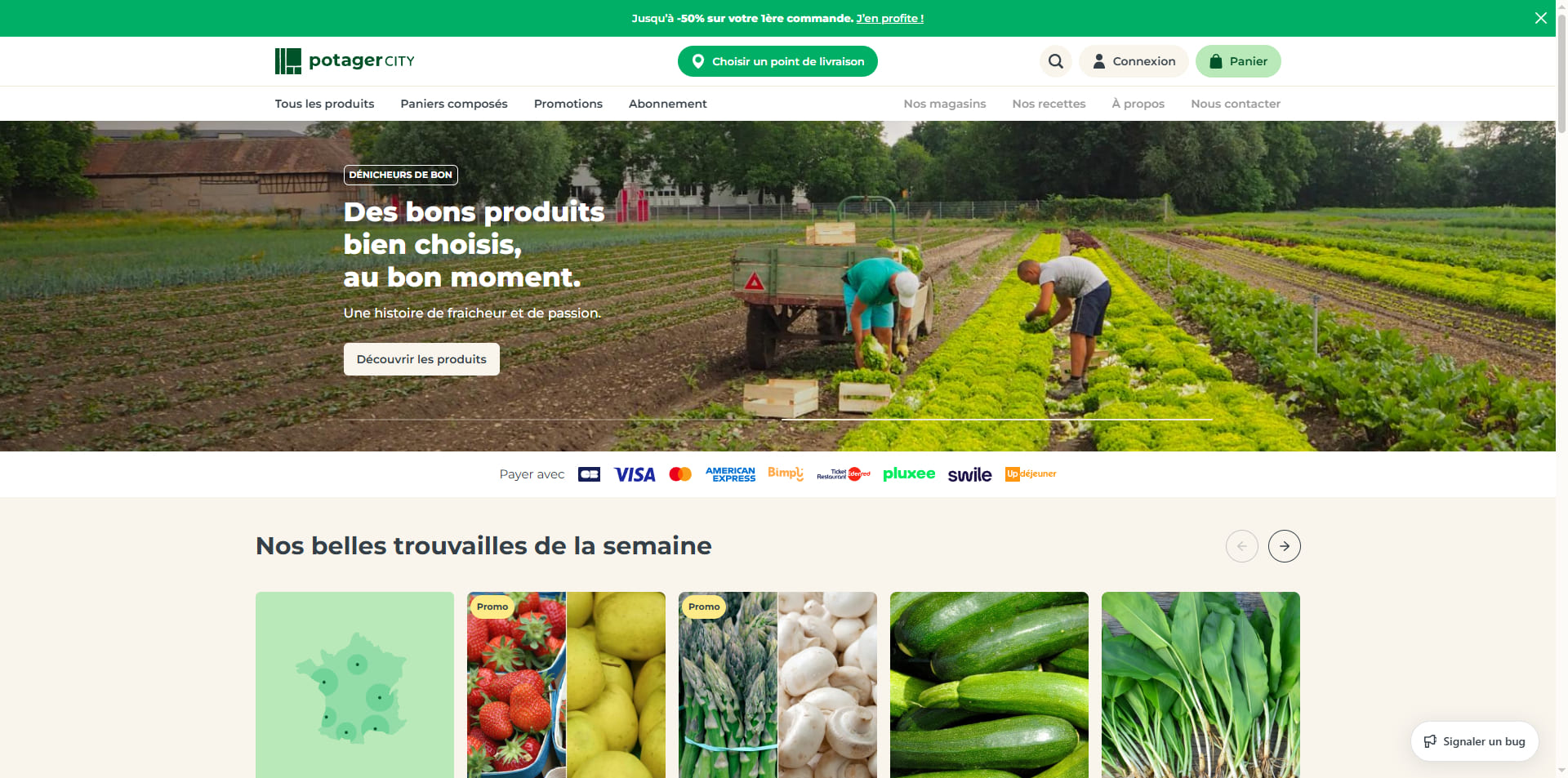 code promo Potager City