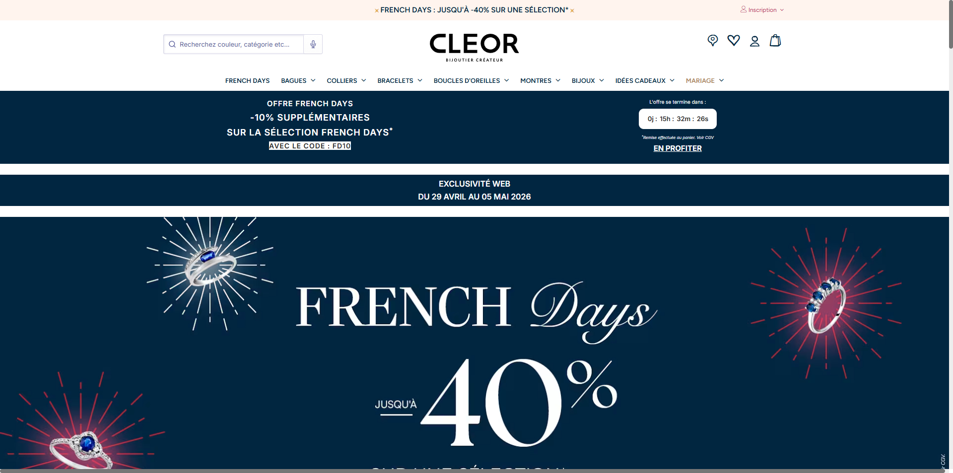 code promo Cleor
