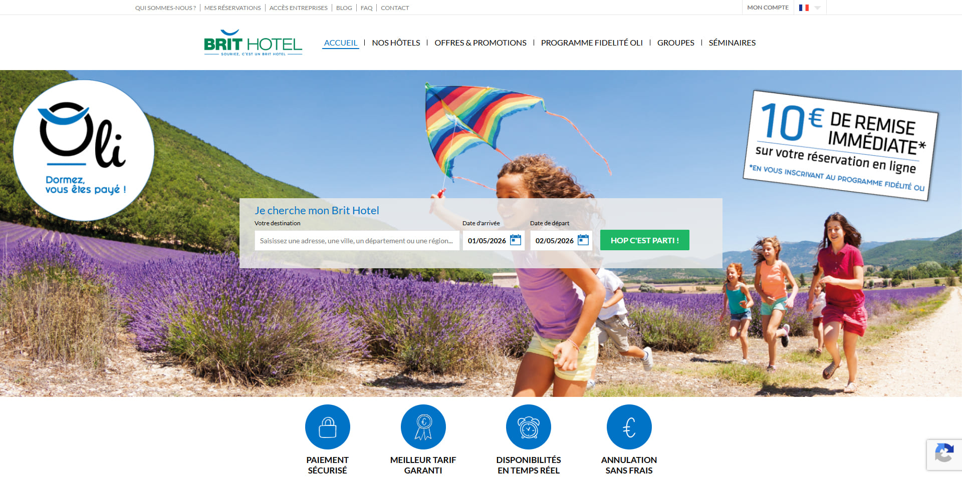 code promo Brit Hotel