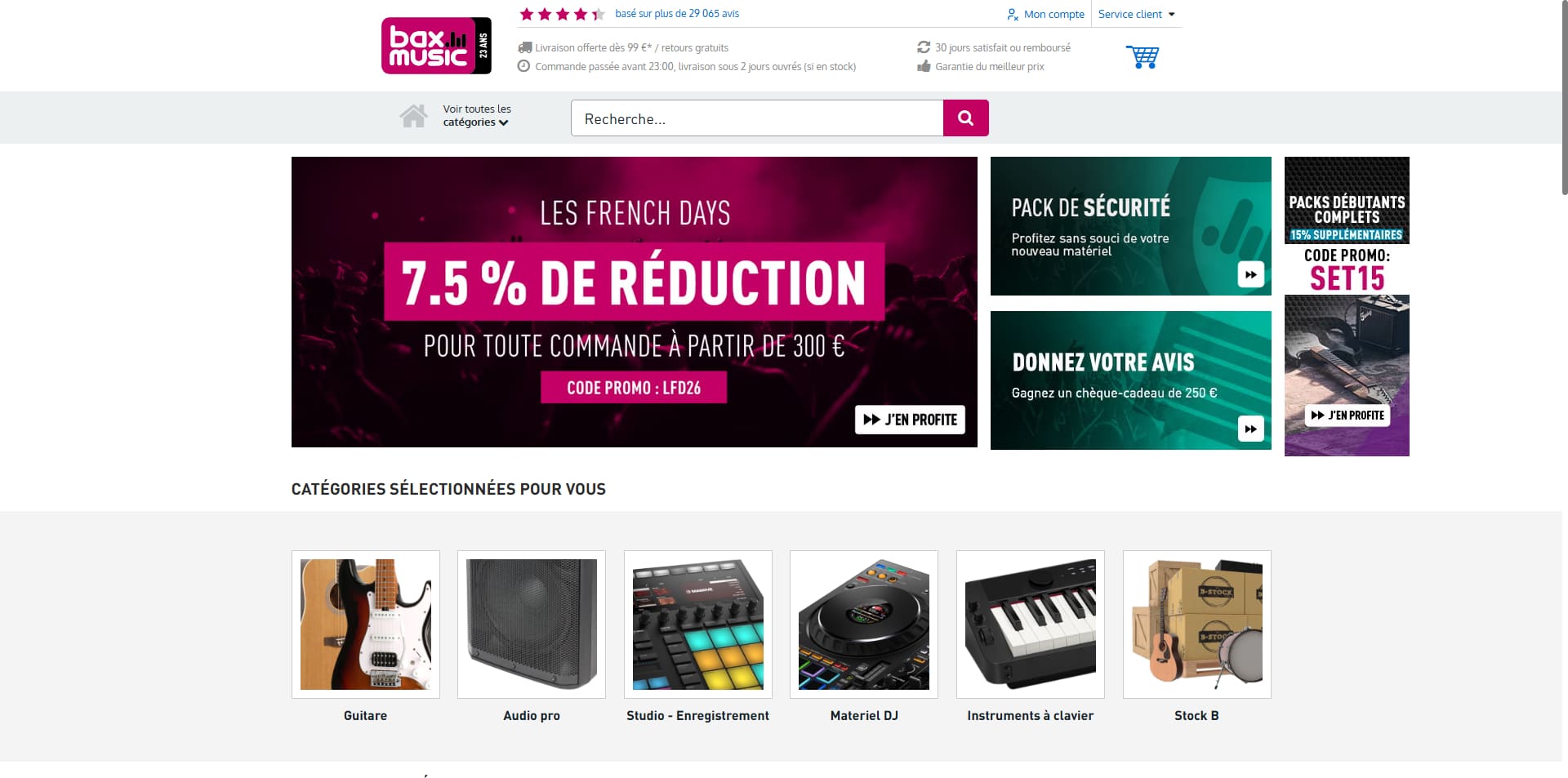code promo Bax-Music