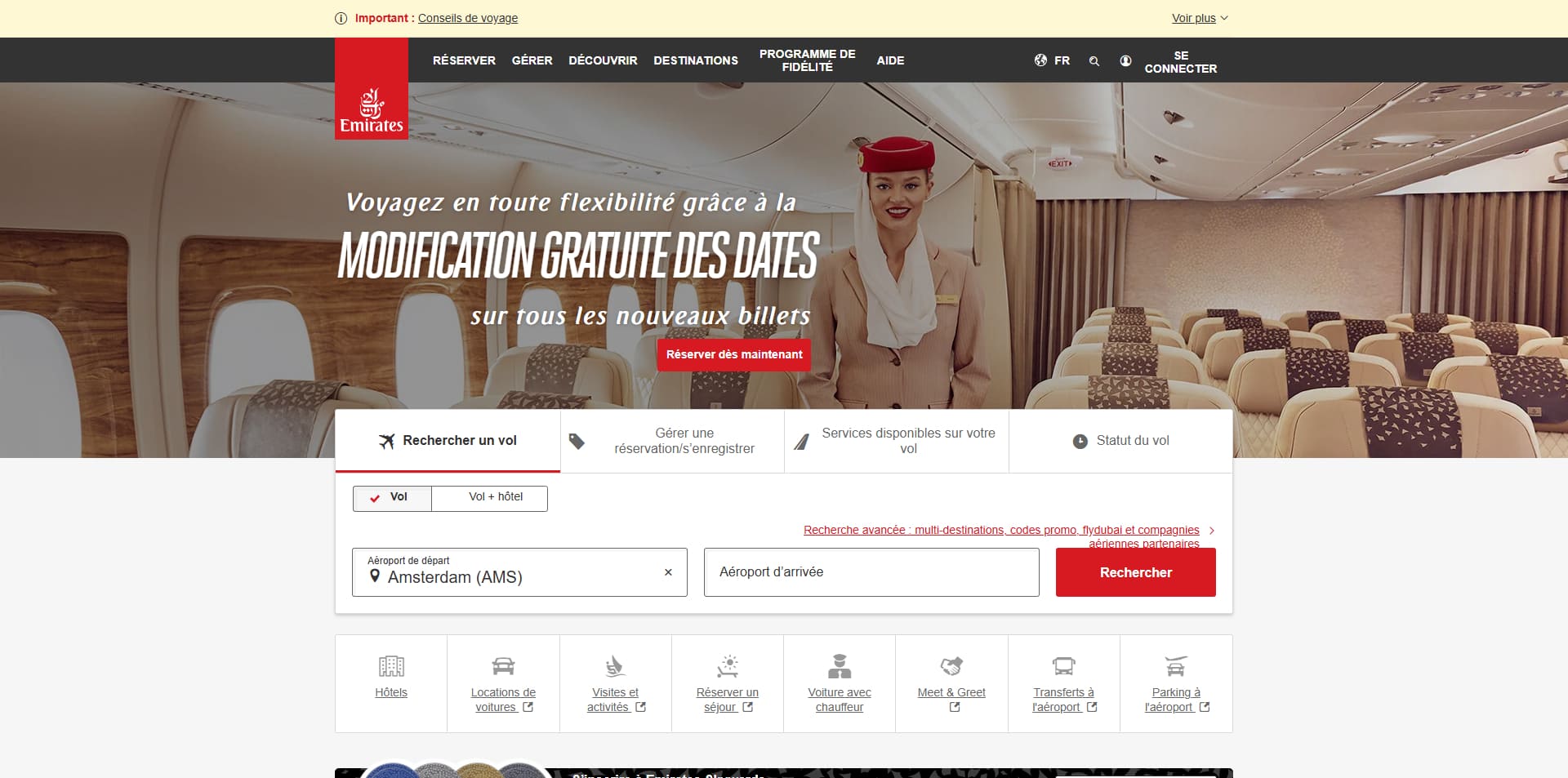 code promo Emirates