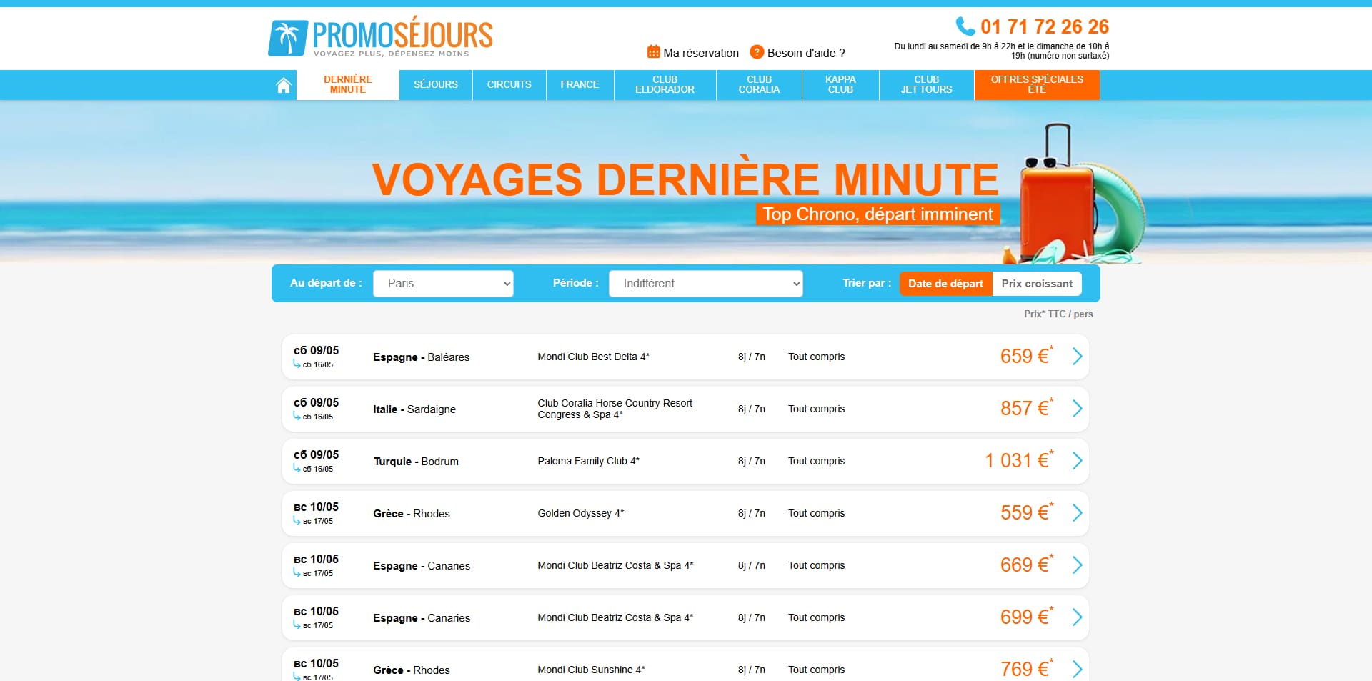 Promoséjours