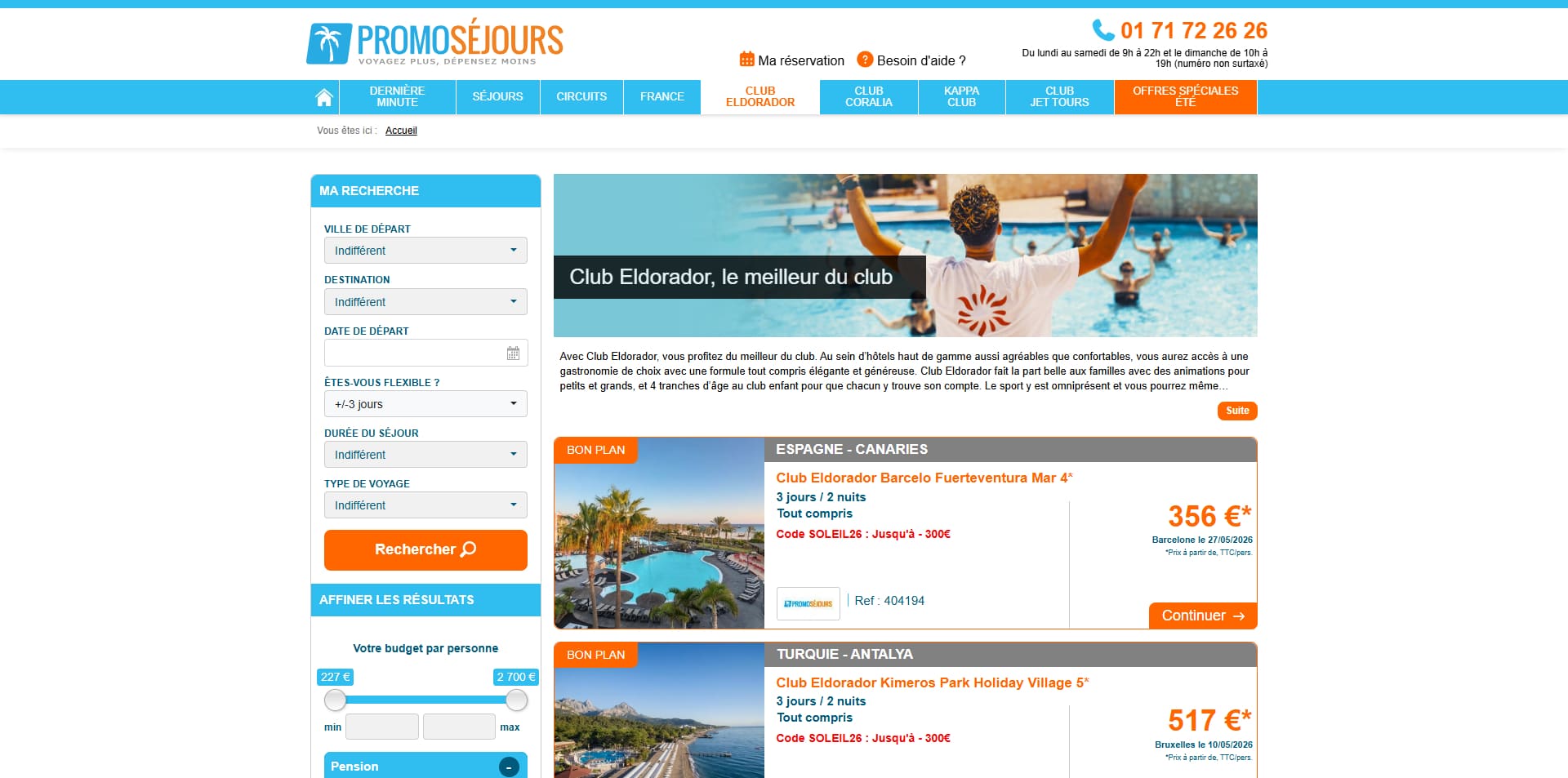 Promoséjours