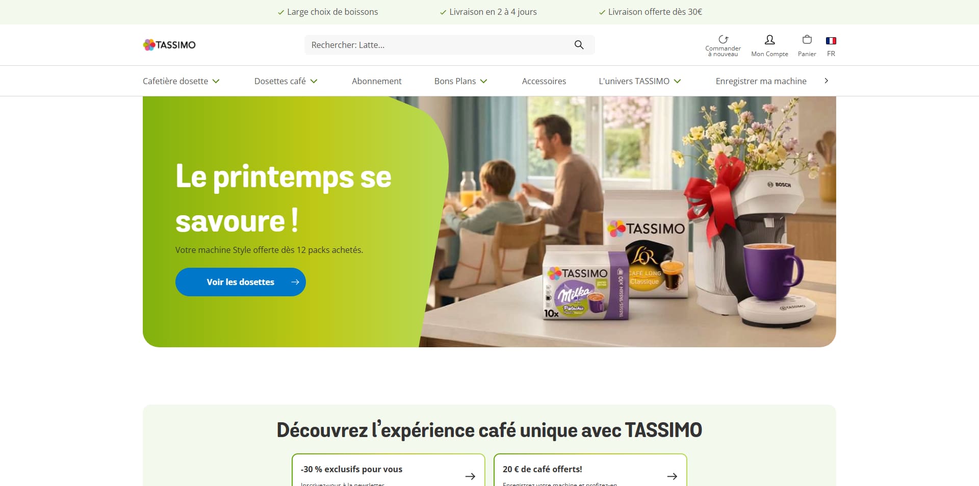 code promo Tassimo