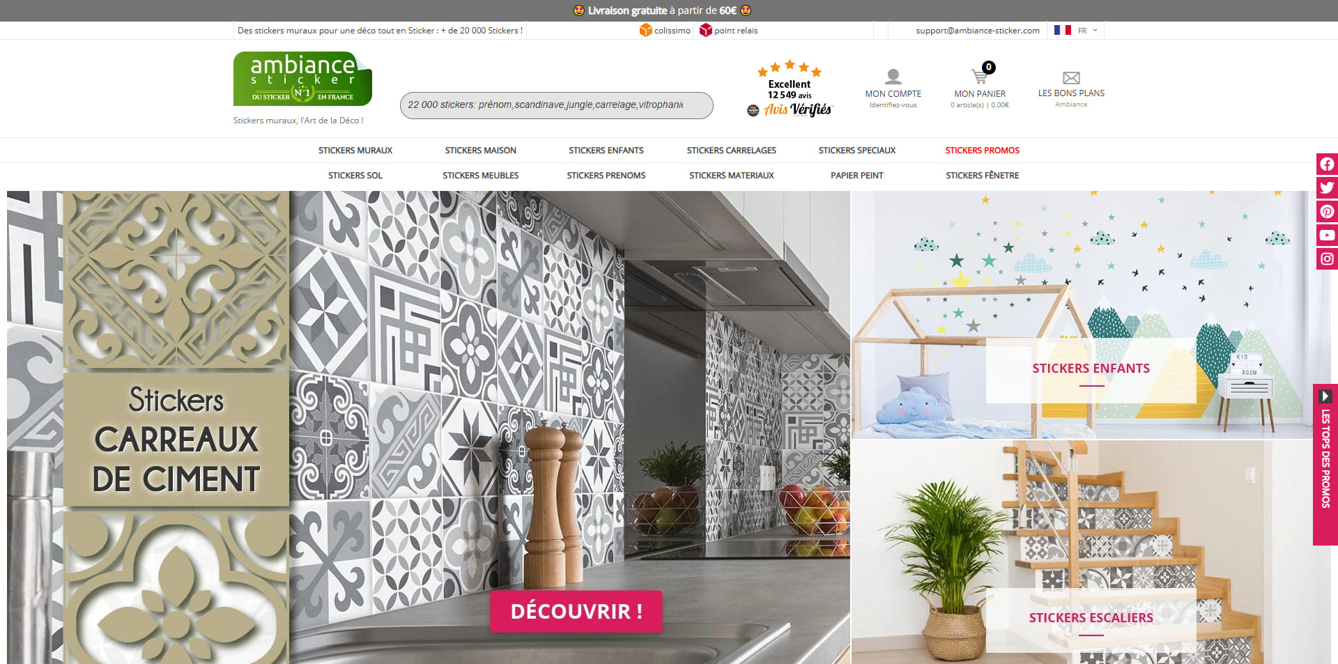 code promo Ambiance Sticker