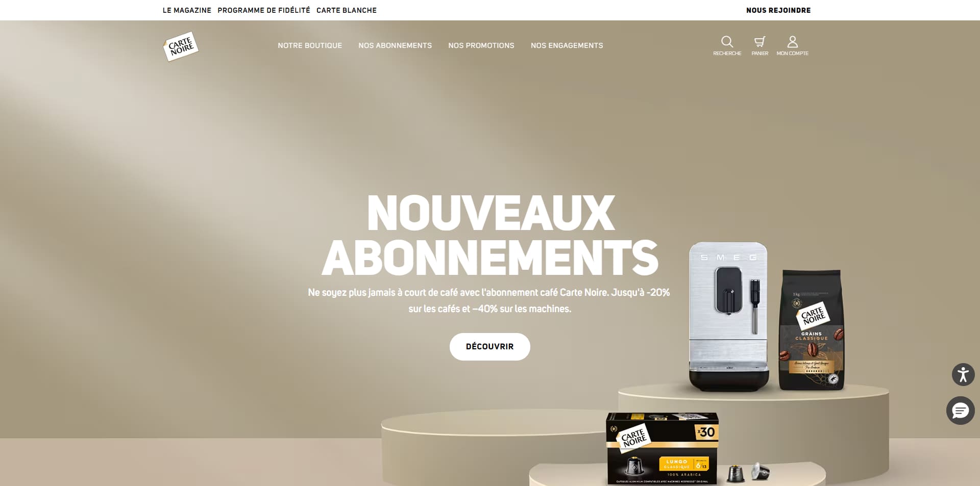 code promo Carte Noire