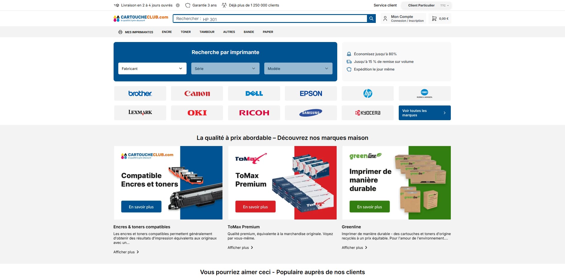code promo Cartouche club