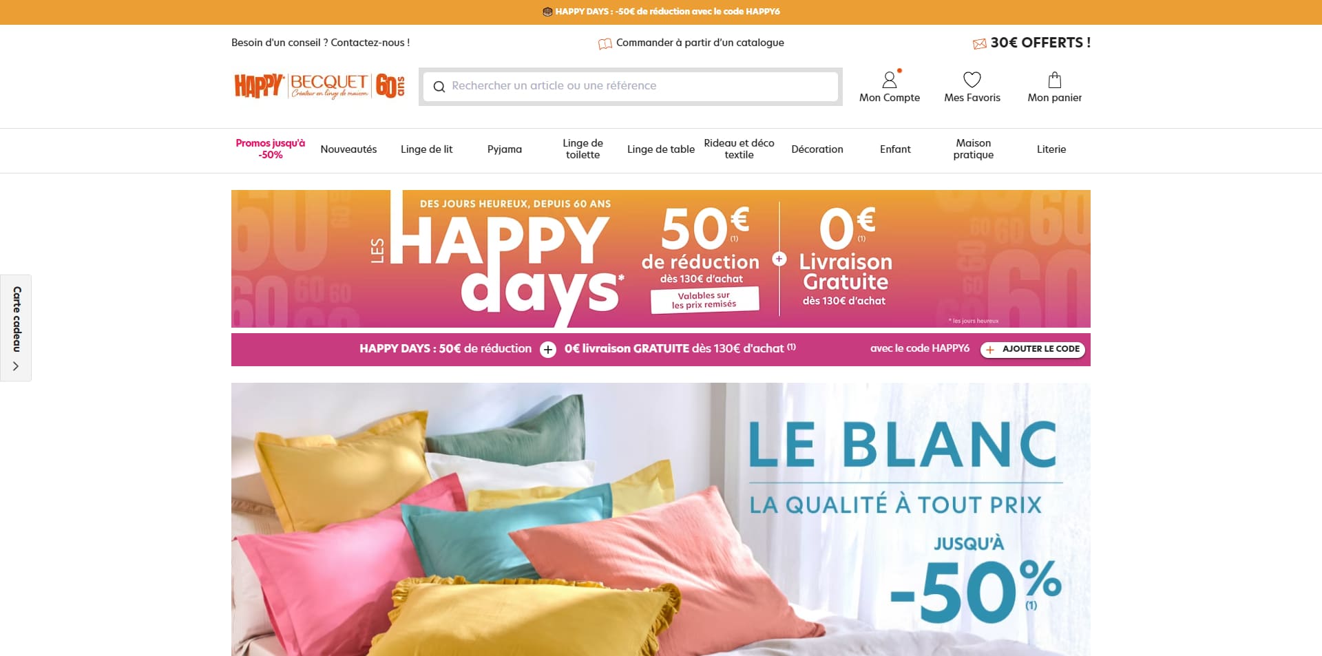 code promo Becquet