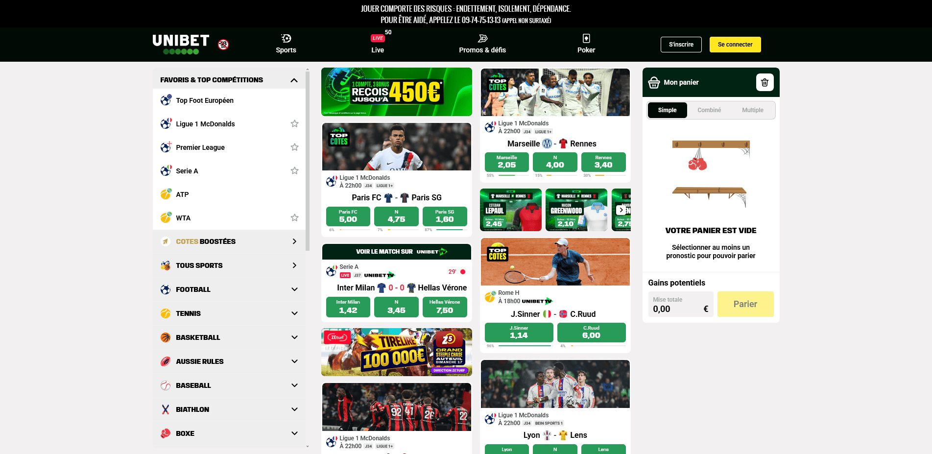 code promo Unibet