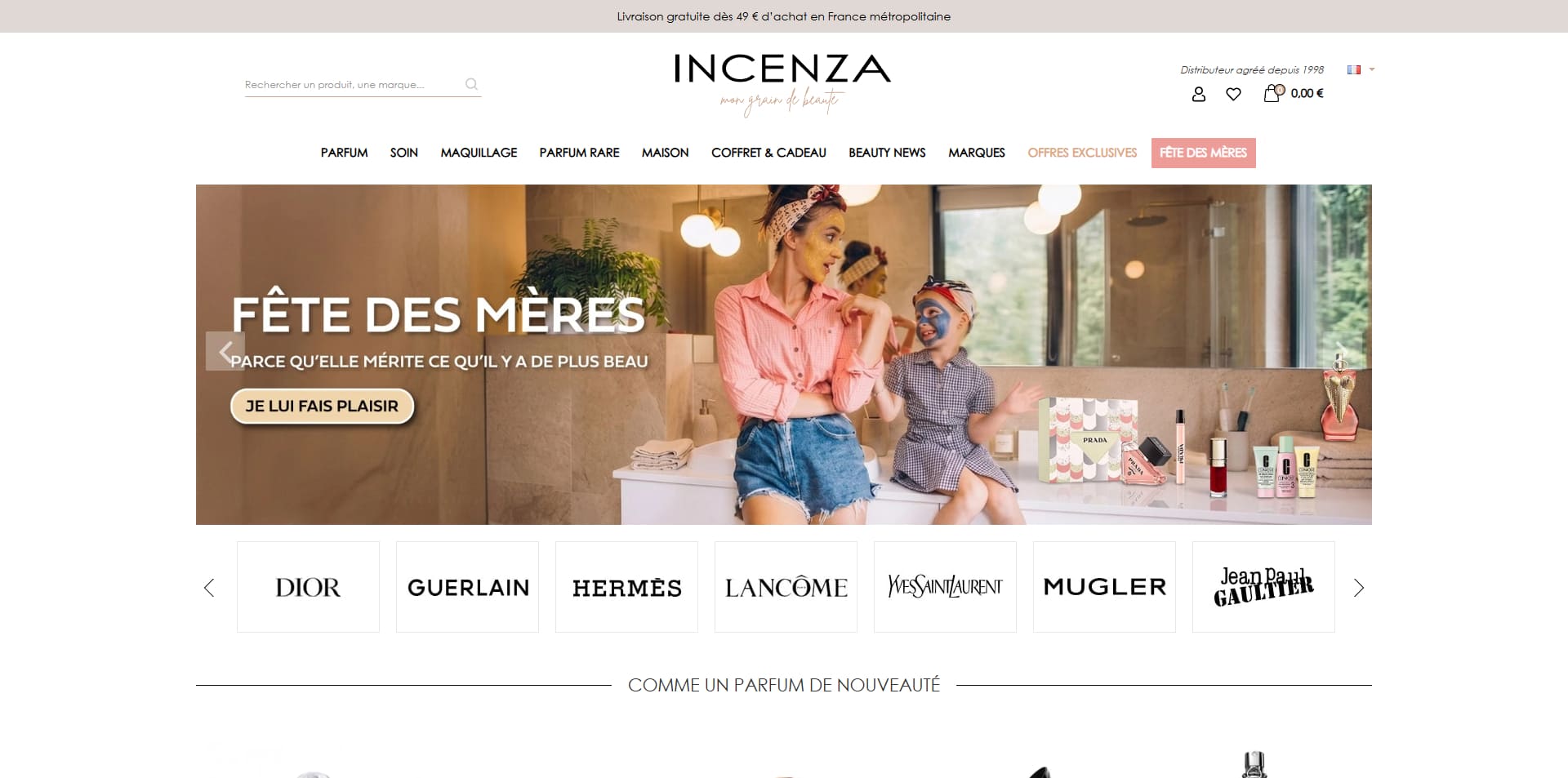 code promo Incenza