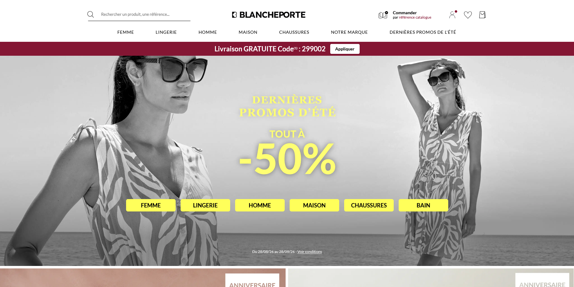 code promo Blancheporte