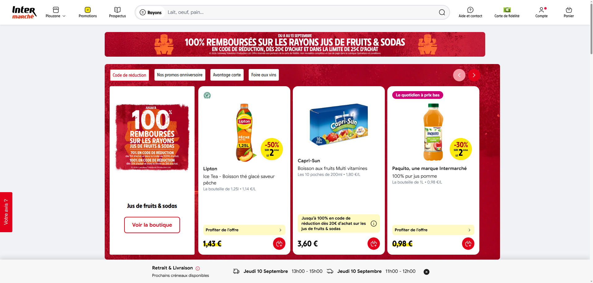 code promo Intermarché
