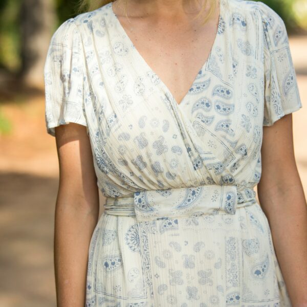 Robe Cache-coeur Imprimée Bandana - Blancheporte – Image 2