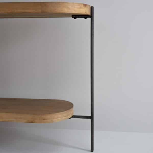 HELENE - Meuble console Helene en metal et pin massif - Signature – Image 6